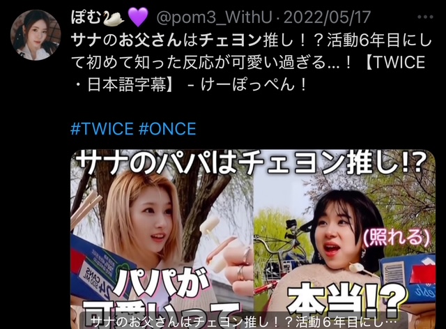 【画像】TWICEサナの家族構成|両親は超美男美女!年齢や職業は?徹底調査