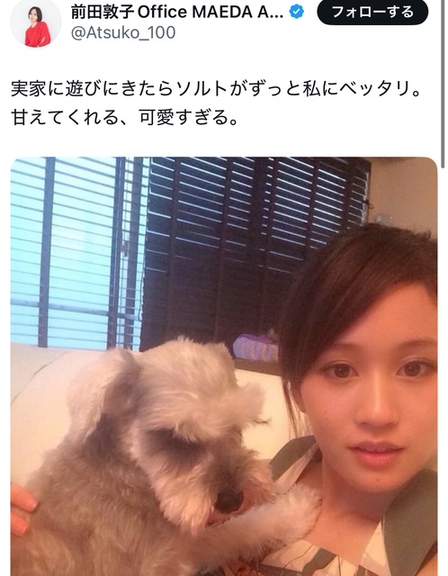 前田敦子の家族構成|